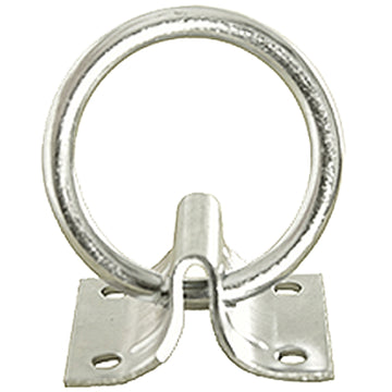 HILASON 2" Cross 2mm Sheet Zinc Plated Block Tie Ring lot for Horses